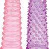 ME YOU US Lust Textured Finger Sleeves - Pink/Purple