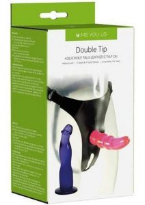 Kinx Double Tip Strap On Pink And Purple