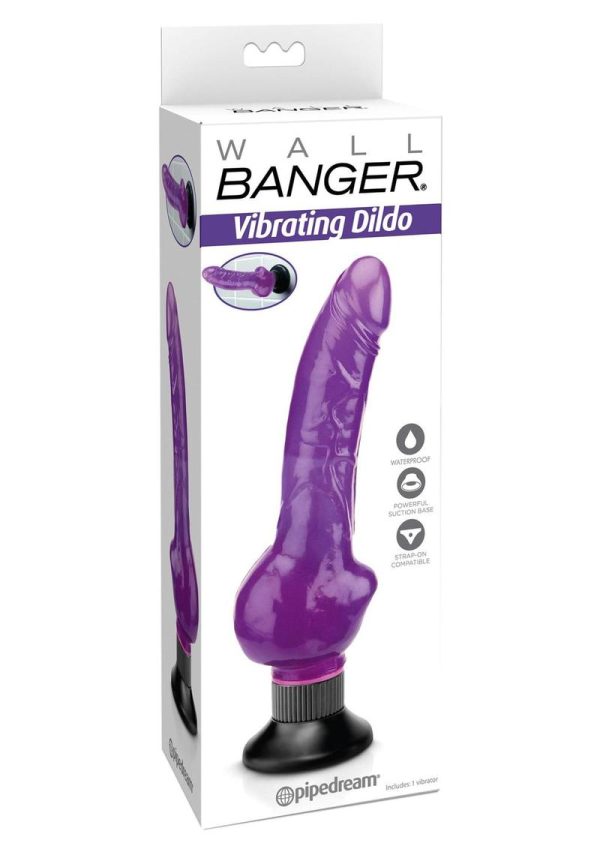 Wall Bangers Suction Dong Waterproof 9 Inch Purple - Image 2