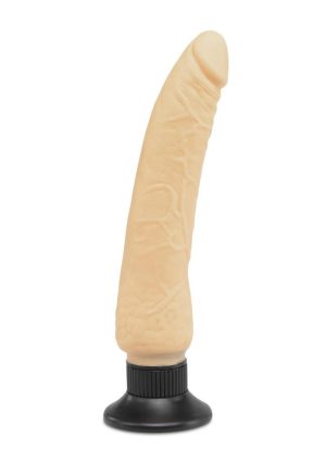 Wall Bangers Vibrating Slim 7 Dildo 9in - Vanilla