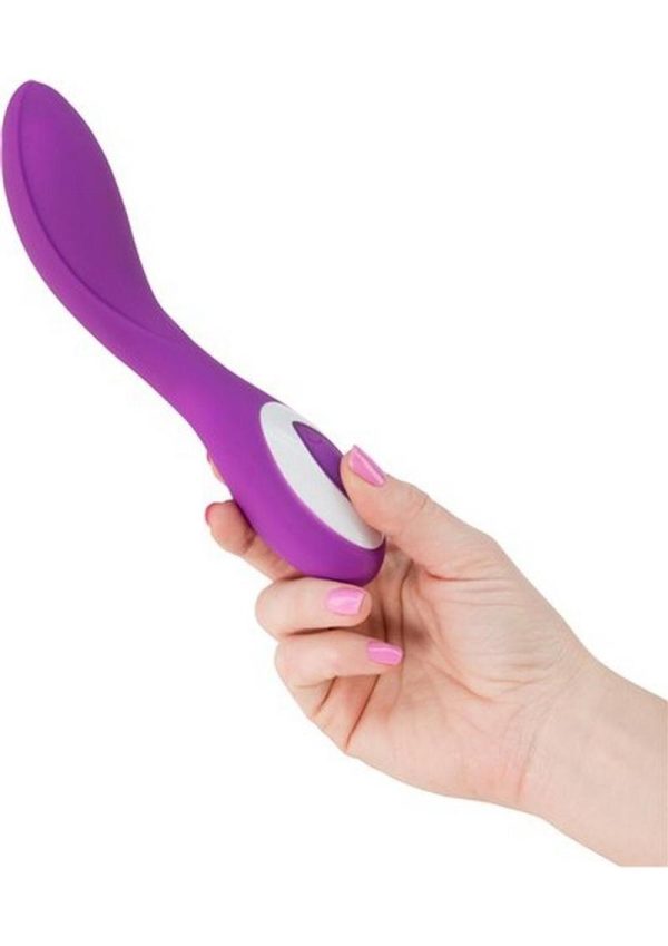 Wonderlust Serenity USB Rechargeable Silicone Vibe Waterproof Purple - Image 3