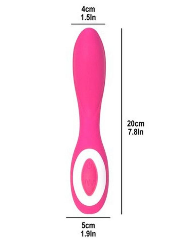 Wonderlust Serenity USB Rechargeable Silicone Vibe Waterproof Pink - Image 4