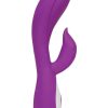 Wonderlust Harmony Rechargeable Silicone Rabbit Vibrator - Purple