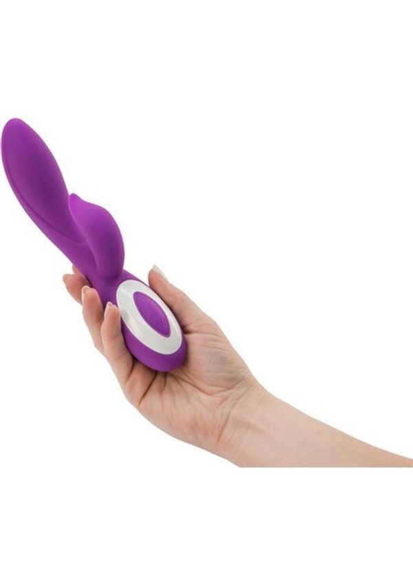 Wonderlust Harmony USB Rechargeable Silicone Dual Vibe Waterproof Purple - Image 4