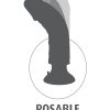 King Cock Vibrating Dildo 7in - Vanilla