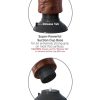 King Cock Vibrating Dildo 8in - Chocolate