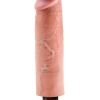 King Cock Vibrating Realistic Dildo Waterproof Flesh 10 Inch - Image 3