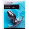 Perfect Plug Silicone Anal Plug Black 3.5 Inch - Image 2