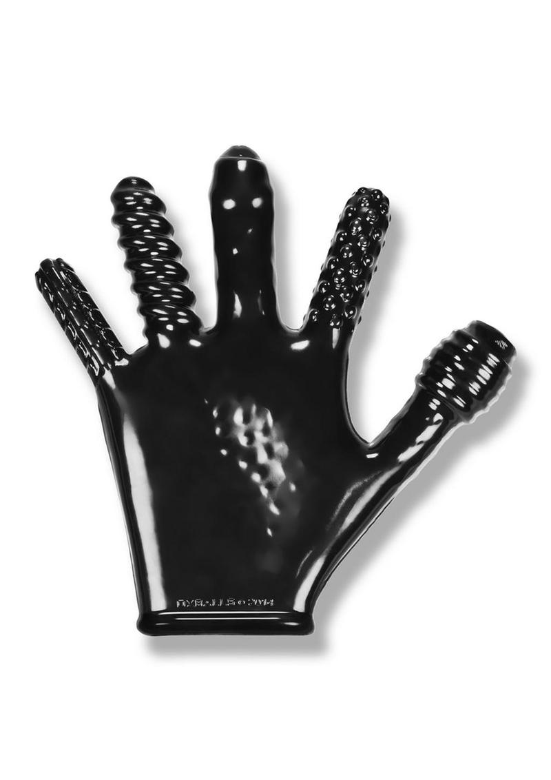 Finger Fuck Textured Glove Flex Black - Image 4