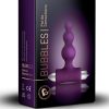 Pearls Petite Sensations 7 Speed Anal Plug Silicone Waterproof Purple - Image 2