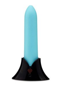 Nu Sensuelle Point Rechargeable Silicone Bullet - Teal Blue