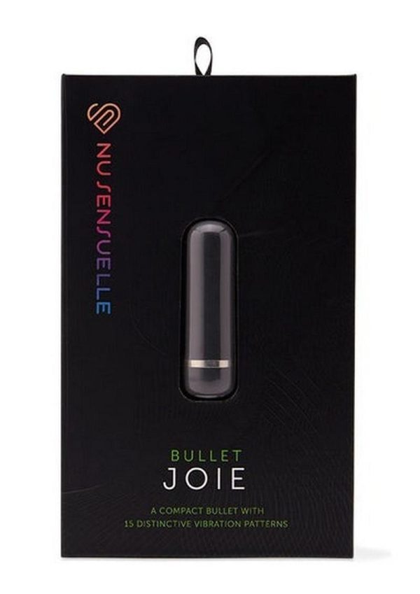 Nu Sensuelle Joie Discreet 15 Function USB Rechargeable Bullet Waterproof Black 2.5 Inch - Image 2