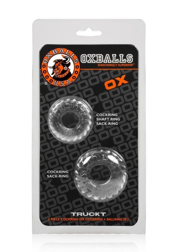 Truckt Cockring 2-Pack Set SKINFLEX-TRP Clear - Image 2