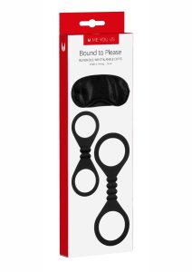 Silicone Wrist and Ankle Cuffs - Black