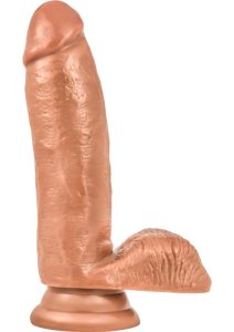 Coverboy Manny The Fireman Dildo with Balls 7in - Caramel