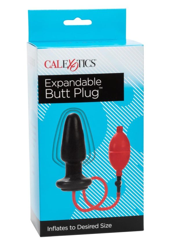 Expandable Butt Plug Black And Red - Image 2