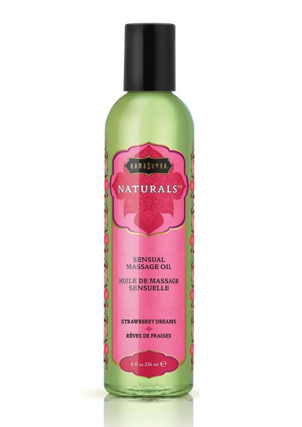 Naturals Sensual Massage Oil Strawberry Devine 8 Ounce