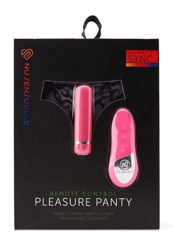 Nu Sensuelle Pleasure Panty Wireless Remote Control Silicone USB Rechargeable Bullet Waterproof Pink - Image 2