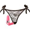 Nu Sensuelle Pleasure Panty Vibe Rechargeable Silicone with Bullet and Remote Control - Pink