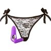 Nu Sensuelle Pleasure Panty Vibe Rechargeable Silicone with Bullet and Remote Control - Purple