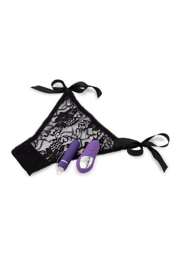 Nu Sensuelle Pleasure Panty Wireless Remote Control Silicone USB Rechargeable Bullet Waterproof Purple - Image 3