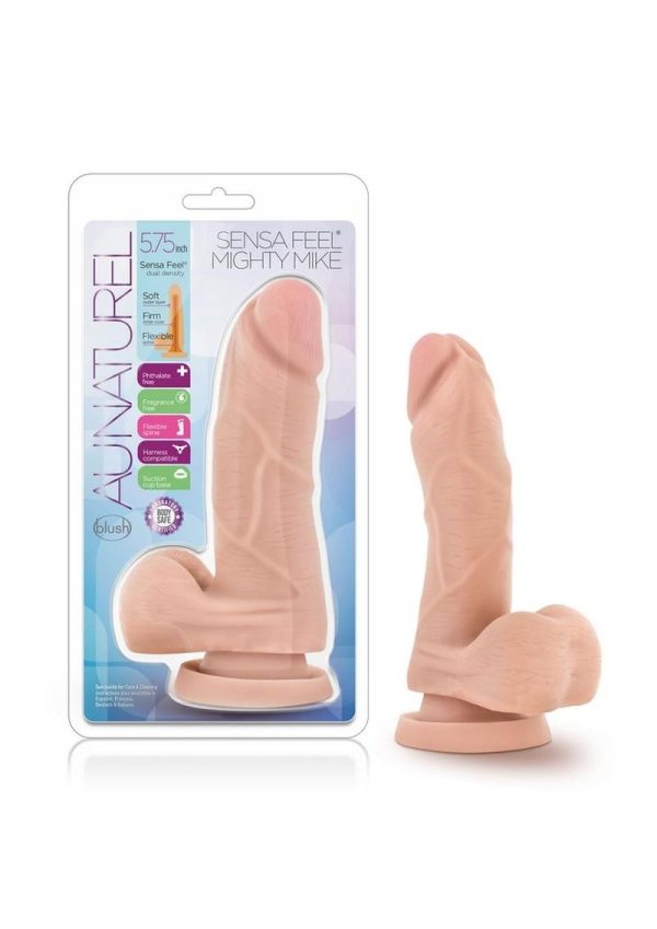 Au Natural Mighty Mike Realistic Dong Beige 5 Inch - Image 2