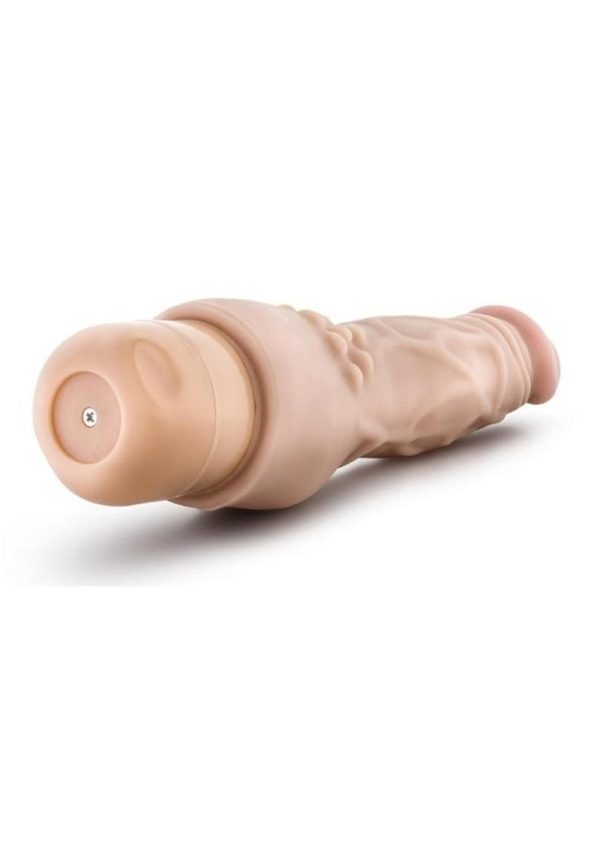 Dr. Skin Cock Vibe 04 Realistic Vibrator Waterproof Beige 8 Inch - Image 4