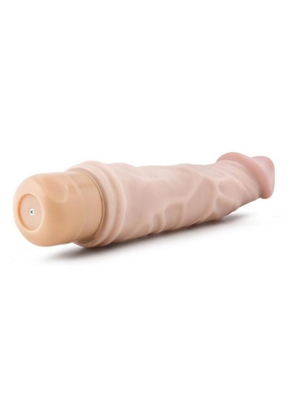 Dr. Skin Cock Vibe 06 Realistic Vibrator Splash Proof Natural 8.75 Inch - Image 4