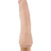 Dr. Skin Silver Collection Cock Vibe 7 Vibrating Dildo 8.5in - Vanilla
