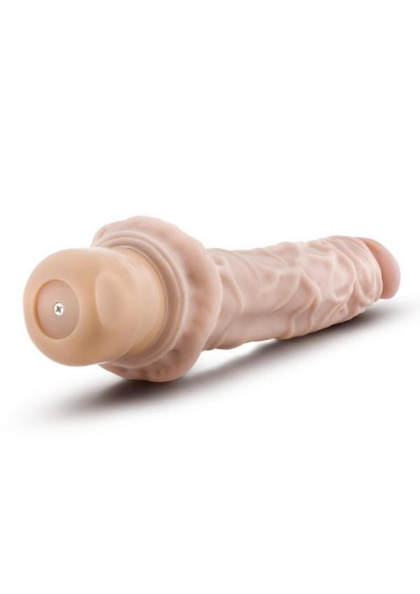 Dr. Skin Cock Vibe 08 Realistic Vibrator Showerproof Natural 9.75 Inch - Image 4