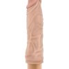 Dr. Skin Silver Collection Cock Vibe 10 Vibrating Dildo 8.5in - Vanilla