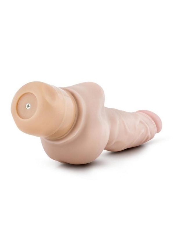 Dr. Skin Cock Vibe 12 Realistic Vibrator Showerproof Natural 8 Inch - Image 4