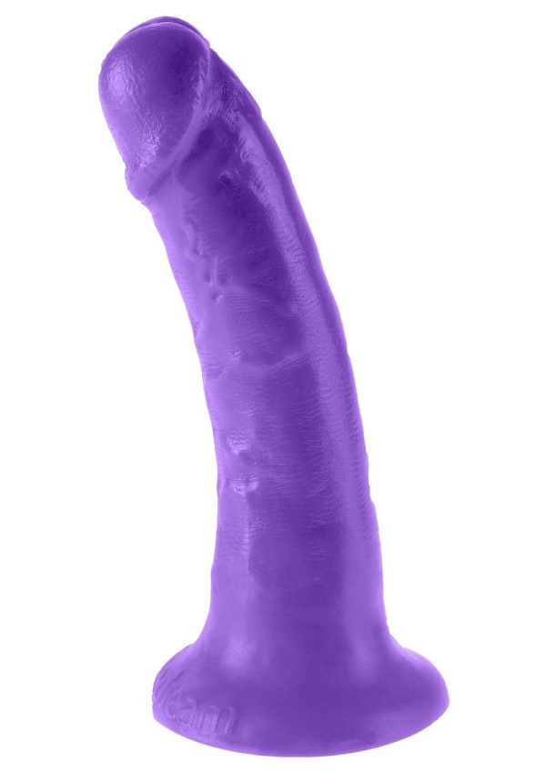 Dillio Realistic Slim Dildo Purple 6 Inches - Image 3