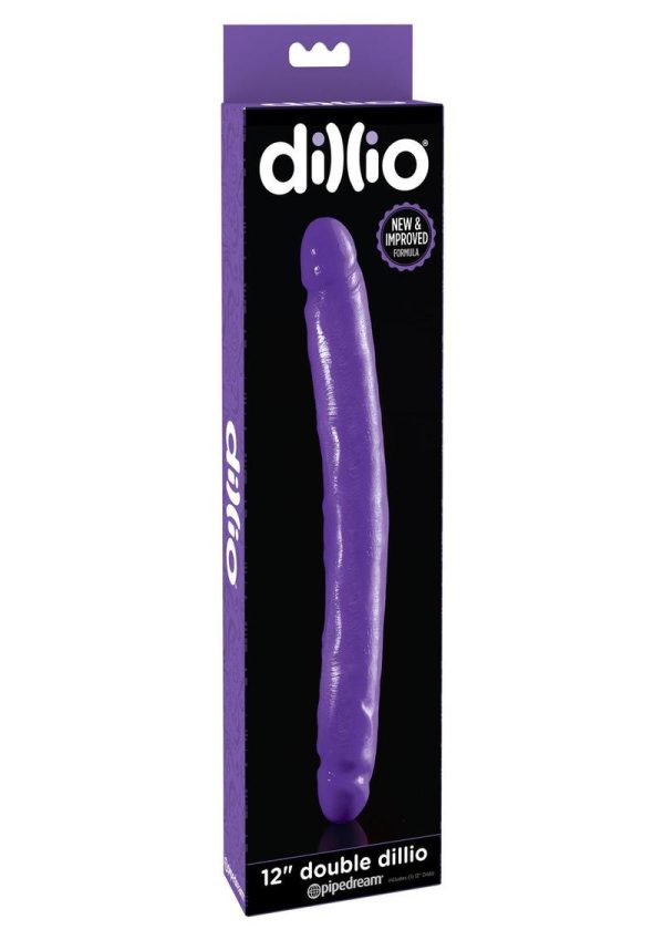 Dillio Double Dillio Dong Purple 12 Inches - Image 2