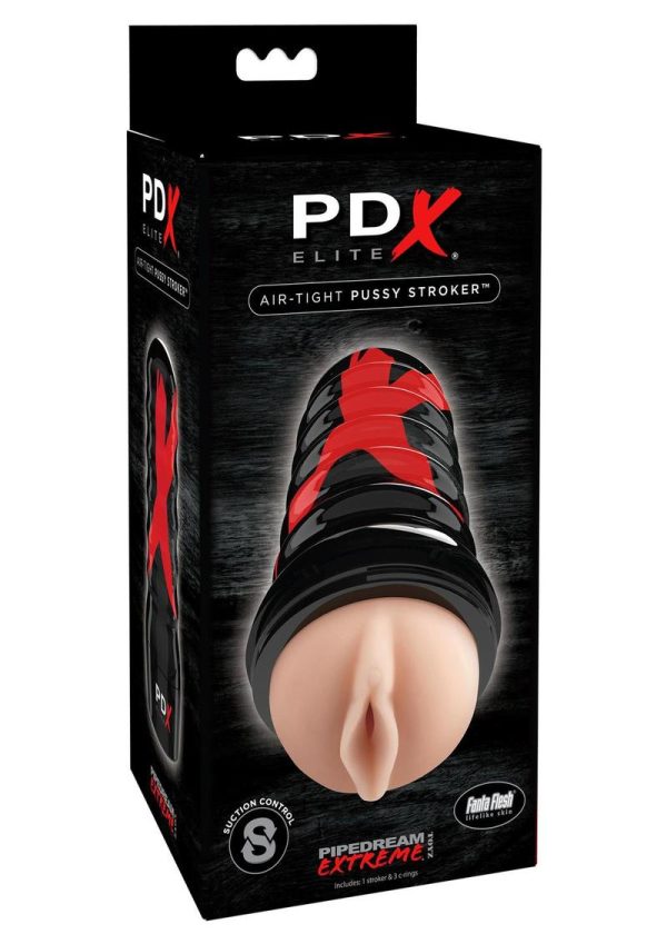 PDX Elite Air Tight Pussy Stroker Masturbator Flesh - Image 2