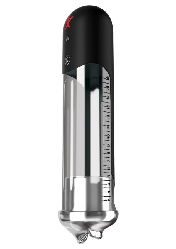 PDX Elite Blowjob Power Pump Masturbator - Mouth - Clear/Black