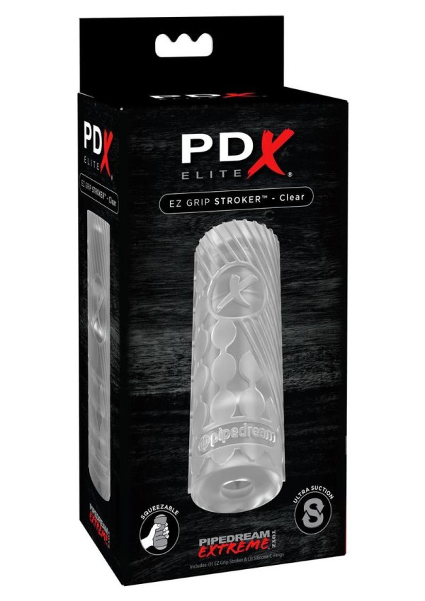 PDX Elite EZ Grip Stroker Clear - Image 2