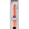King Cock Vibrating Stiffy Realistic Dildo Waterproof Flesh 9 Inch - Image 2