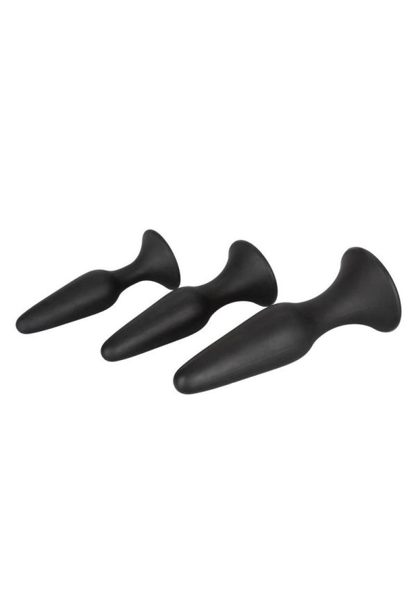 Silicone Anal Trainer Kit Black 3 Sizes - Image 3