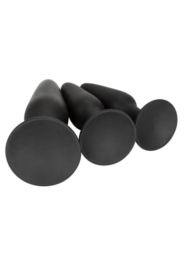 Silicone Anal Trainer Kit Black 3 Sizes - Image 4