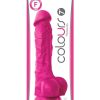 Colours Pleasure Silicone Realistic Dong Pink 7 Inch - Image 2