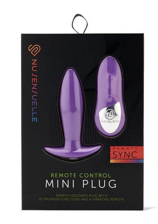 Nu Sensuelle Remote Control Mini Plug Waterproof Purple - Image 2