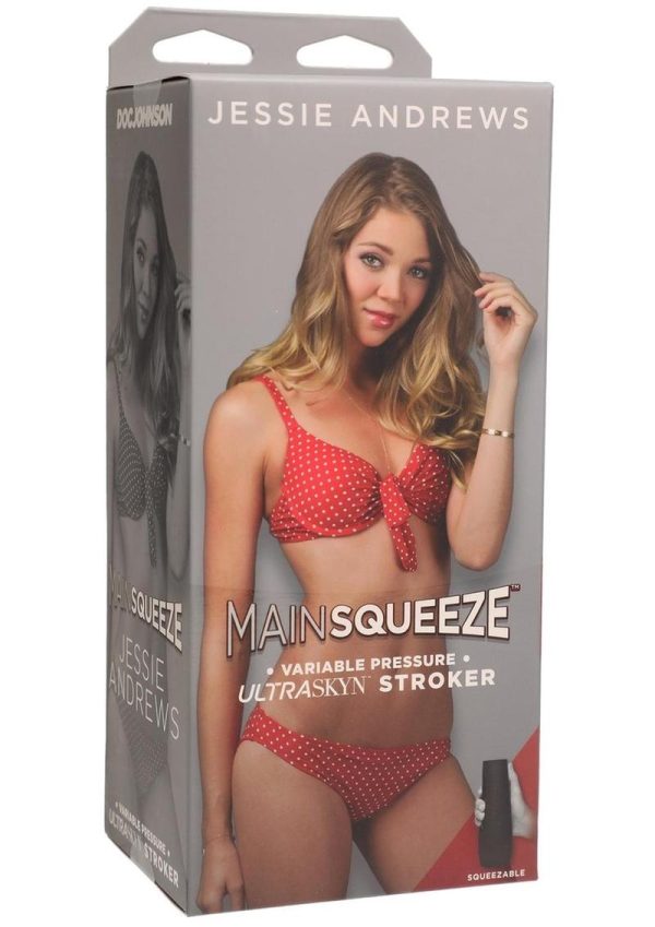 Main Squeeze Jessie Andrews UltraSkyn Stroker Black/Flesh - Image 2