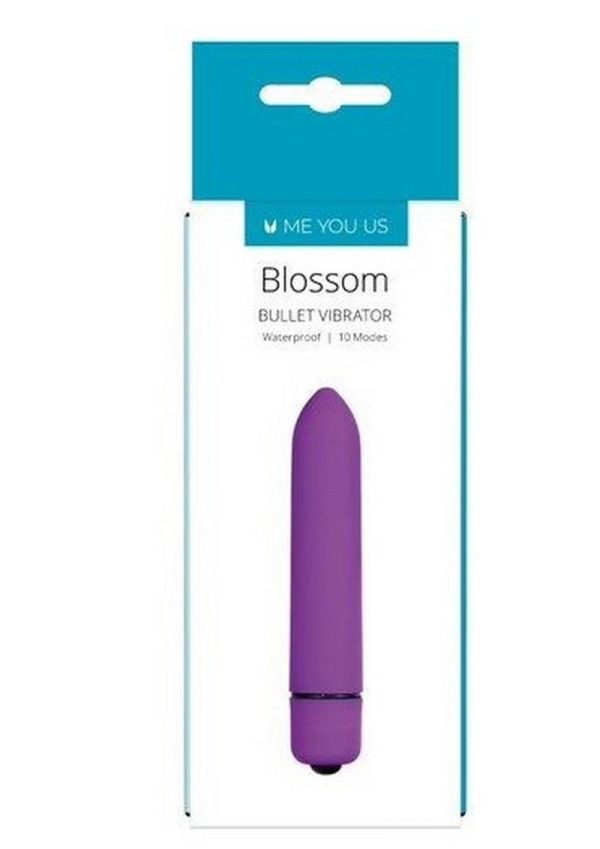 Minx Blossom Bullet Vibrator 10 Modes Waterproof Purple 3.7 Inch - Image 3