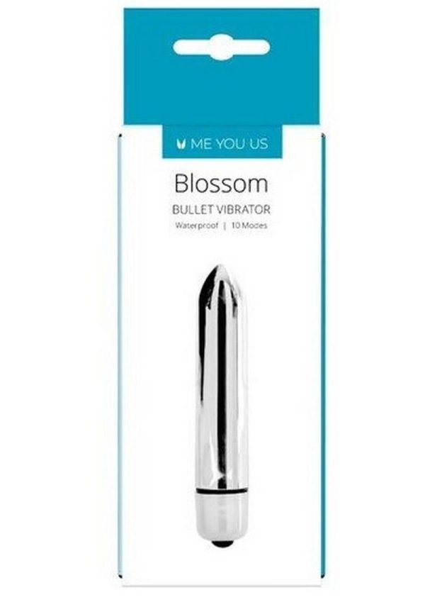 Minx Blossom Bullet Vibrator 10 Modes Waterproof Silver 3.7 Inch - Image 3