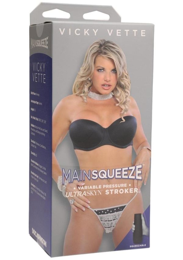 Main Squeeze Vicky Vette Variable Pressure Ultraskyn Stroker Pussy Masturbator Vanilla - Image 2