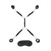 Lux Fetish Bed Spreader Restraint System 7 Piece Set Black - Image 4