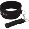 Lux Fetish Collar and Leash Set Adjustable - Black