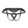Lux Fetish Patent Leather Strap-On Harness Adjustable - Black