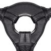 Lux Fetish Patent Leather Strap-On Harness Adjustable Black - Image 4